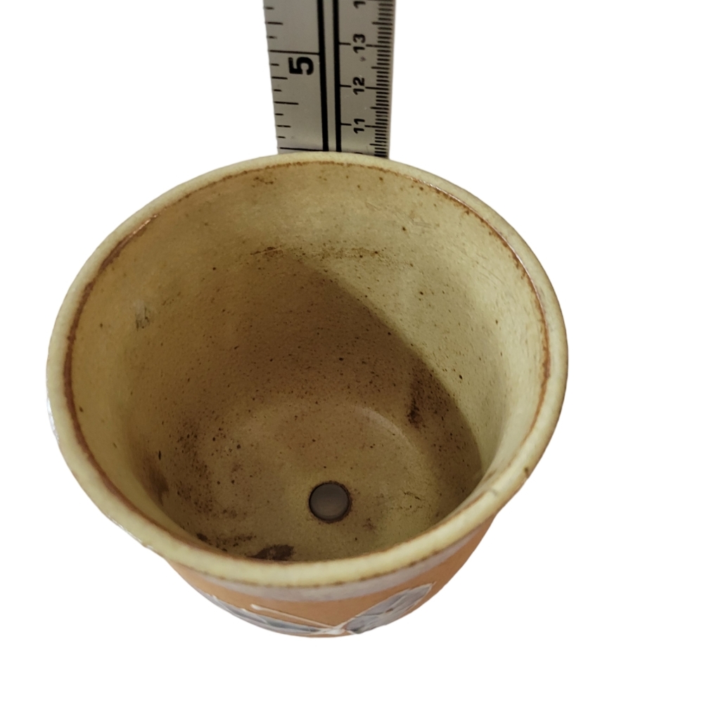 Hand Crafted Pottery Planter w Snail - Picture 9 of 9